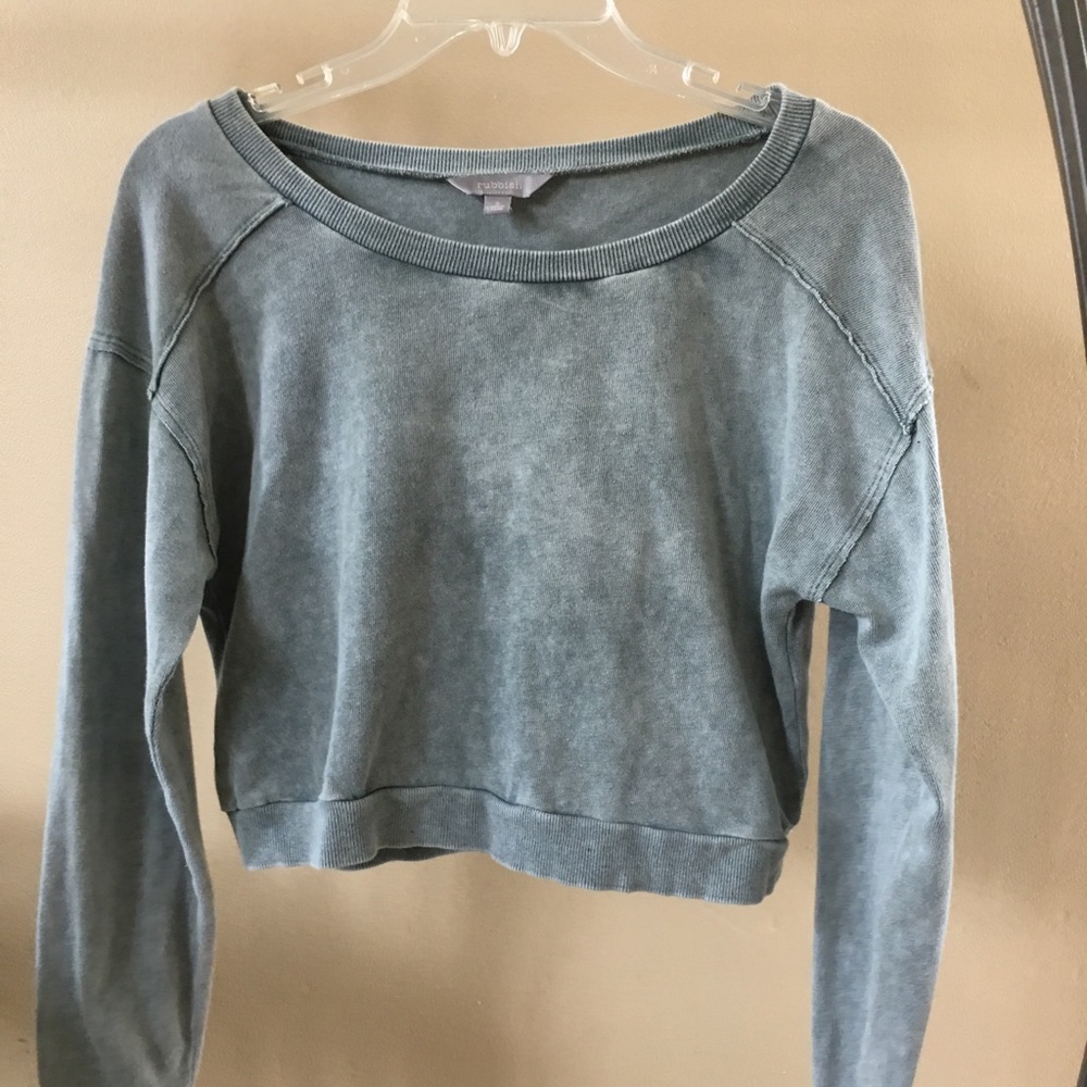 Cropped Green Sweater